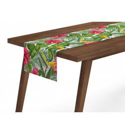 4 Table Runner Rugs - with strelitzia leaves