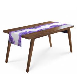 4 alfombras de camino de mesa - con flores de iris