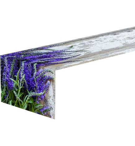 4 Tischläufer-Teppiche – mit Lavendelblüten