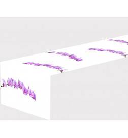 4 tapetes caminho de mesa - com orquídeas