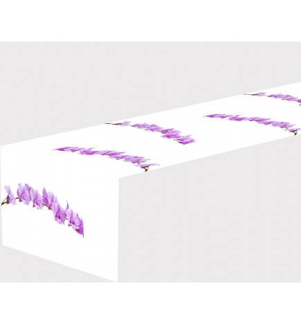 4 Tischläufer-Teppiche – mit Orchideen