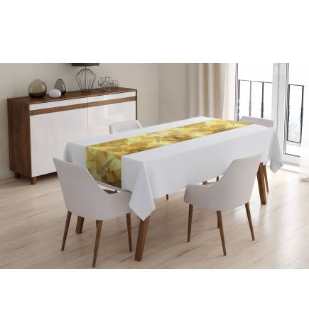 4 Table Runner Rugs - elegant and golden