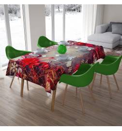 Tablecloths - Christmas with flowers