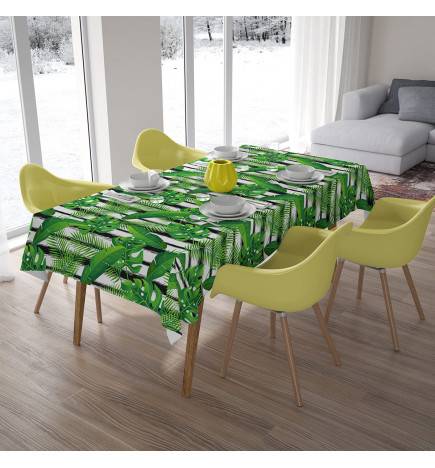 Tablecloths - with green leaves