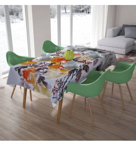 Tablecloths - with leaves and flowers