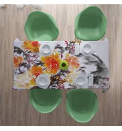 Galdauti - ar lapām un ziediem