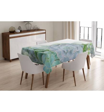 Tablecloths - with leaves and succulents