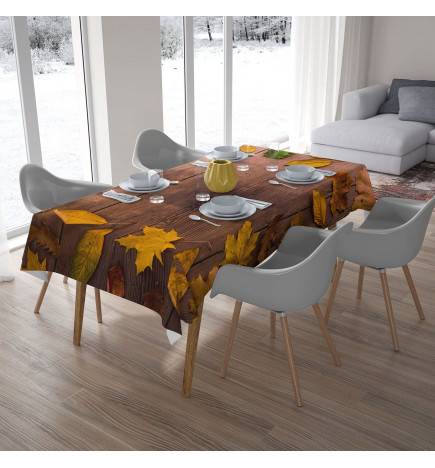Tischdecken - mit Herbstblättern