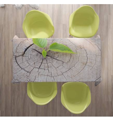 Tischdecken - mit einem Baumspross