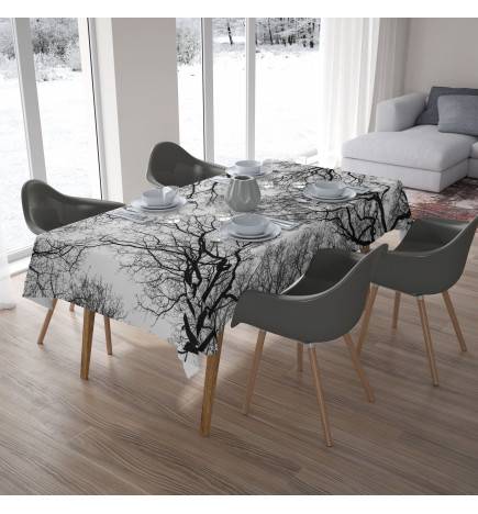 Tablecloths - with black and white trees