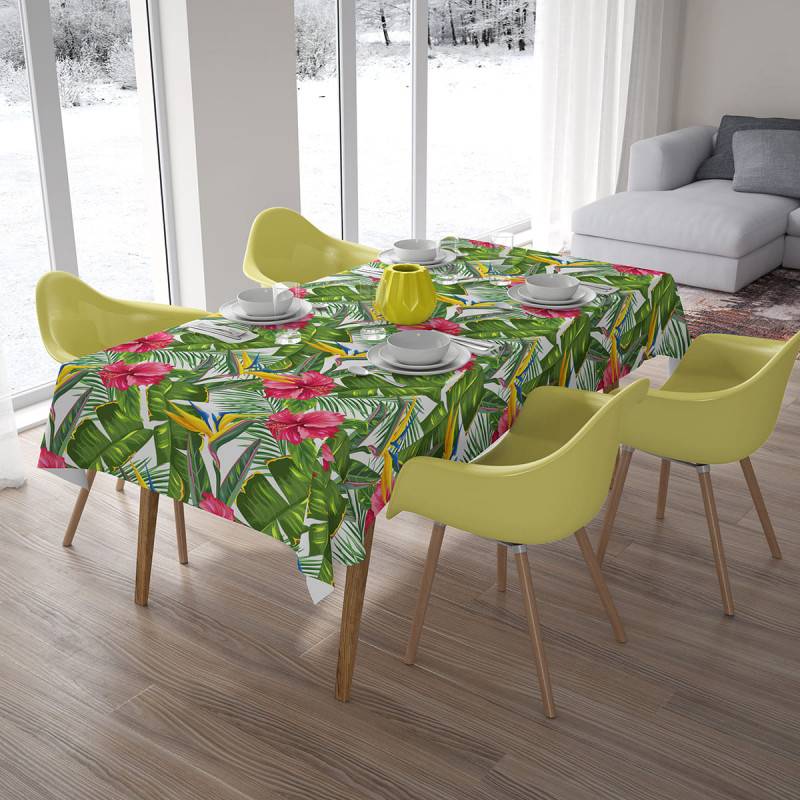 62,00 € Tablecloths - with hibiscus flowers among the leaves