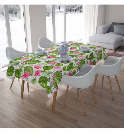 62,00 € Tischdecken – mit Blättern und Blumen – mit weißem Hintergrund