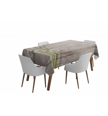 Tischdecken – mit Wildblumen auf dem Holz