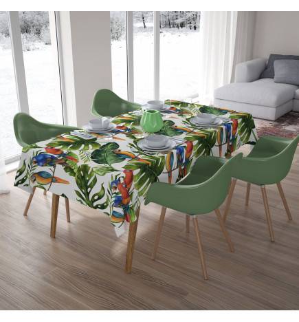 62,00 € Tischdecken - mit tropischen Papageien - ARREDALACASA