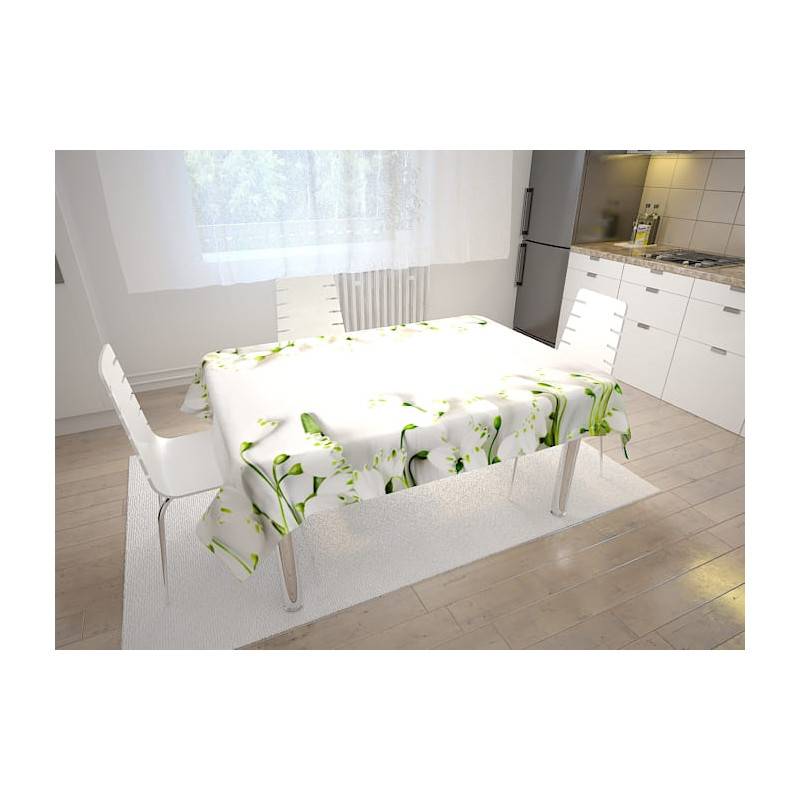 62,00 € Tischdecken - mit weißen Blumen - ARREDALACASA