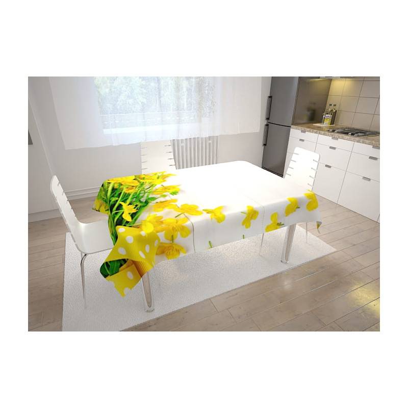 62,00 € Tischdecken - mit gelben Blumen im Feld - ARREDALACASA