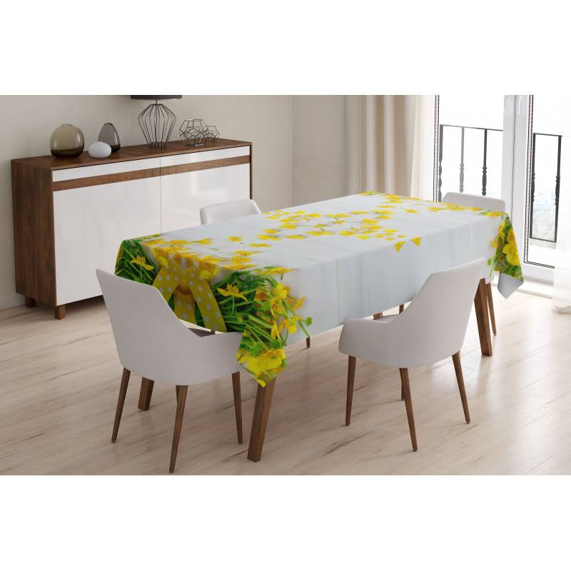 62,00 € Tablecloths - with yellow flowers with a white background