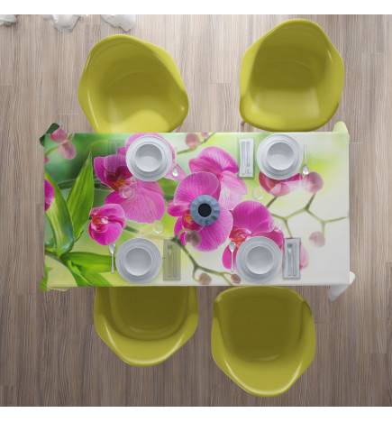 Manteles - con flores y hojas moradas - ARREDALACASA