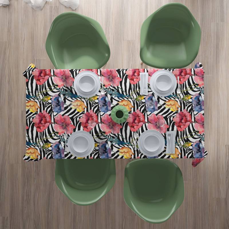 62,00 € Manteles - con amapolas rosas - ARREDALACASA