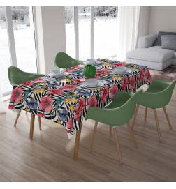 Toalhas de mesa - com papoulas rosa - ARREDALACASA