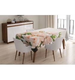 Tischdecken - mit zarten Rosen - ARREDALACASA