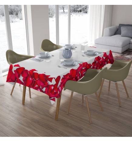 Toalhas de mesa - com rosas vermelhas - ARREDALACASA