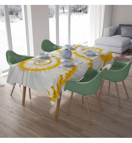 Tischdecken - weiß und gelb - ARREDALACASA