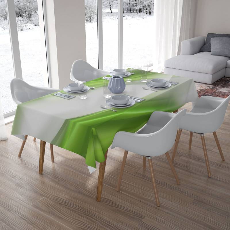 62,00 € Tablecloths - white and green - ARREDALACASA