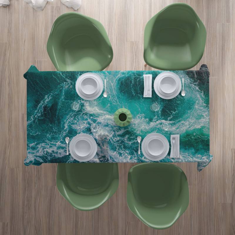 62,00 € Tischdecken - grün und stürmisch - ARREDALACASA