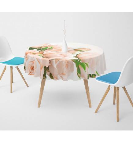 Round tablecloths - with roses - ARREDALACASA