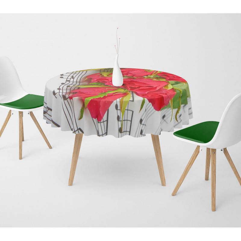 62,00 €Tovaglie rotonde - con le rose rosse - ARREDALACASA