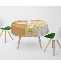 Round tablecloths - with orchids - ARREDALACASA