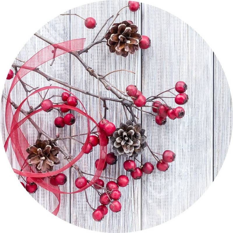 62,00 € Runde Tischdecken - mit Waldbeeren - ARREDALACASA