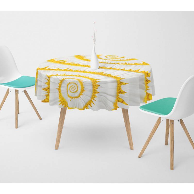 62,00 €Nappes rondes - jaune et blanc - ARREDALACASA