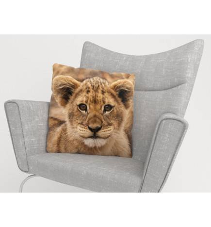 Capas de almofadas - com um filhote de leão