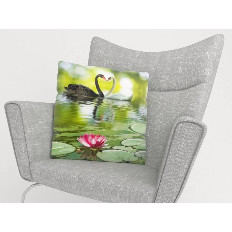 15,00 € Cushion covers - with two swans in love 15,00 € Cushion covers - with two swans in love