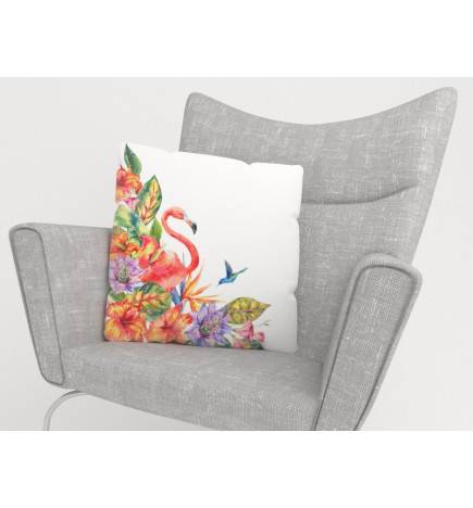 Cushion covers - with a flamingo - FURNISH HOME