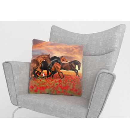 Cushion covers - with galloping horses