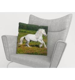 Cushion covers - with a white horse - FURNISH HOME