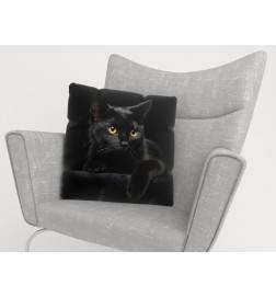 Capas de almofada - com um gato preto - FURNISH HOME