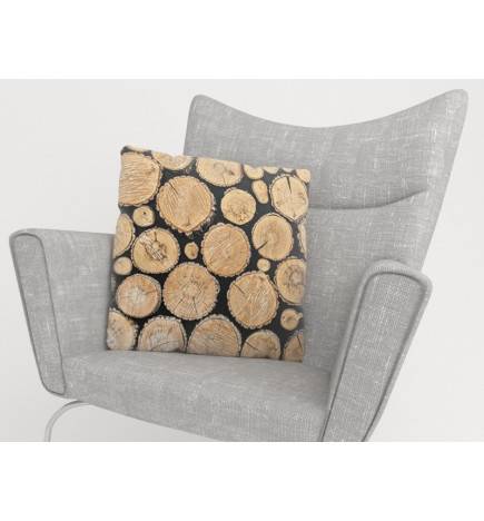 Cushion covers - with logs of wood - ARREDALACASA
