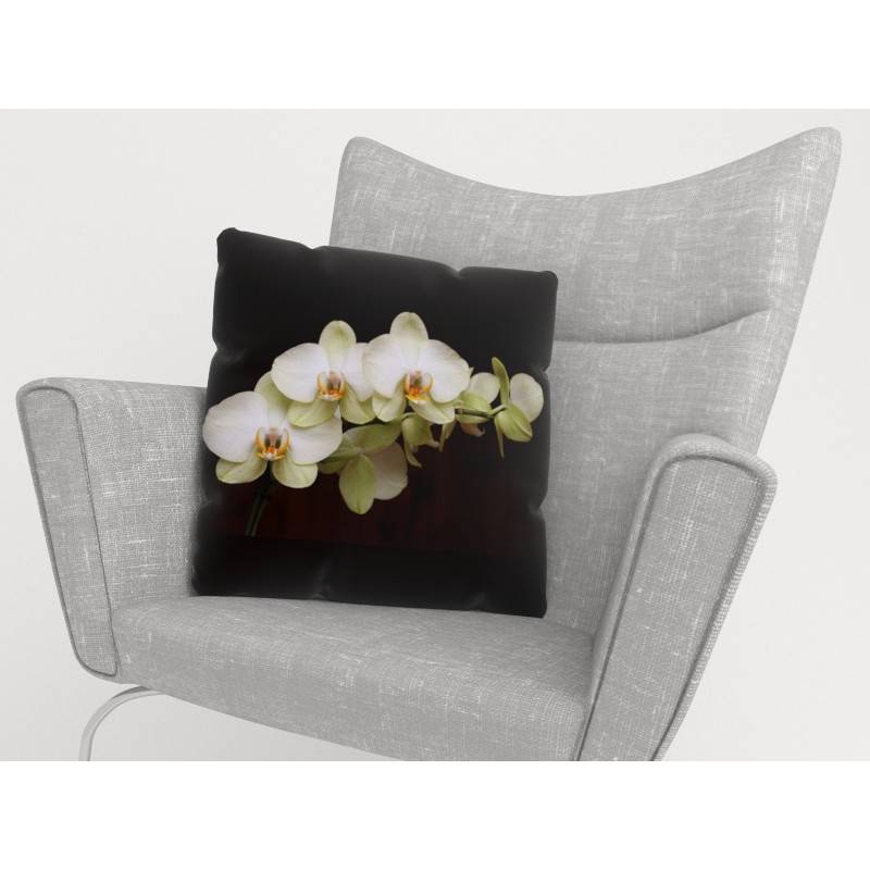 15,00 €Housses de coussin - avec des orchidées blanches