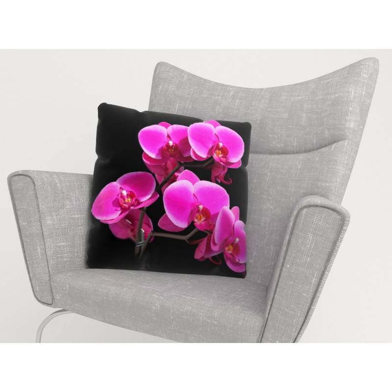 15,00 € Tyynynpäälliset - purppuranpunaisilla orkideoilla - ARREDALACASA