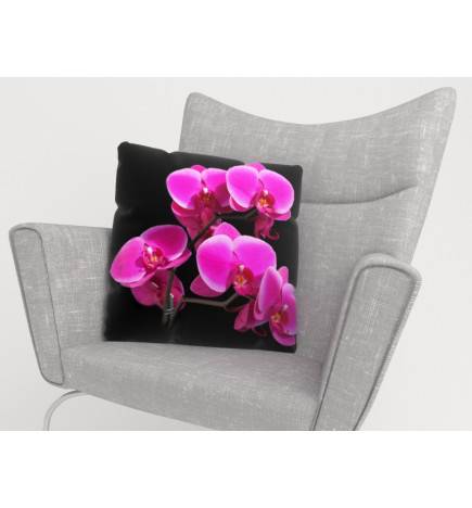 Housses de coussin - avec des orchidées violettes - ARREDALACASA
