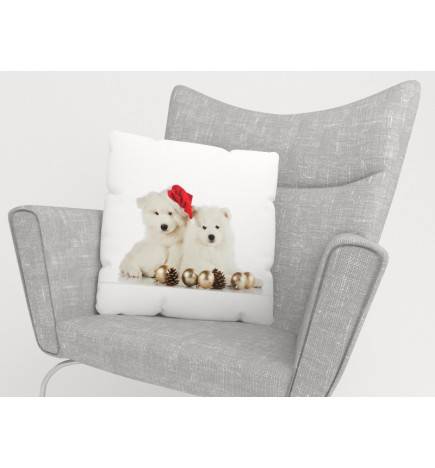 Kissenbezüge – mit zwei Weihnachtsbären