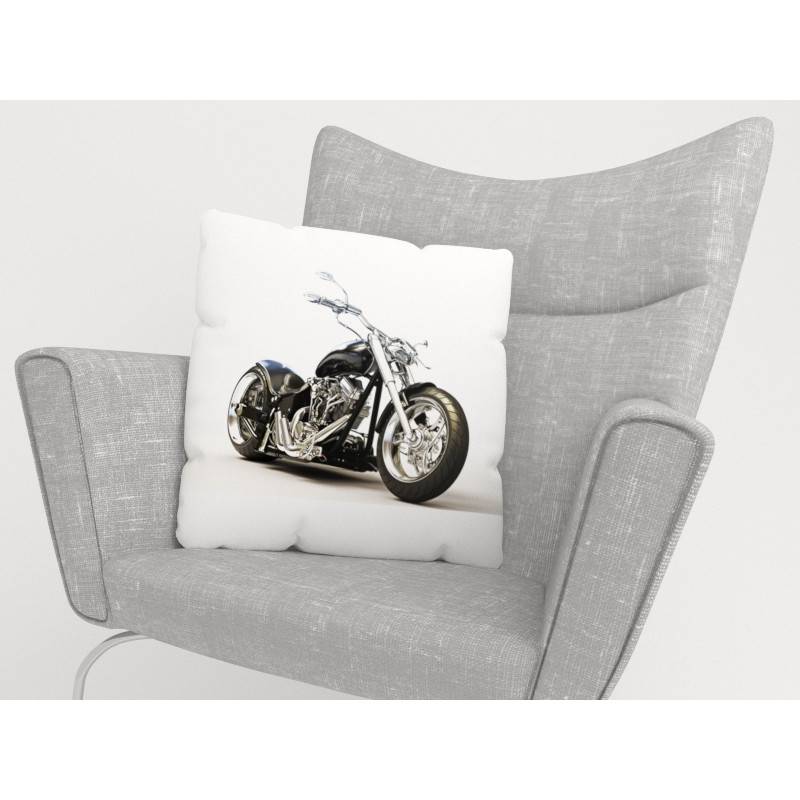 15,00 € Cushion covers - with a black motorcycle