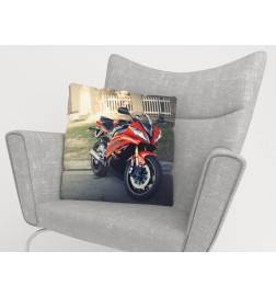 Cushion covers - with a racing motorcycle