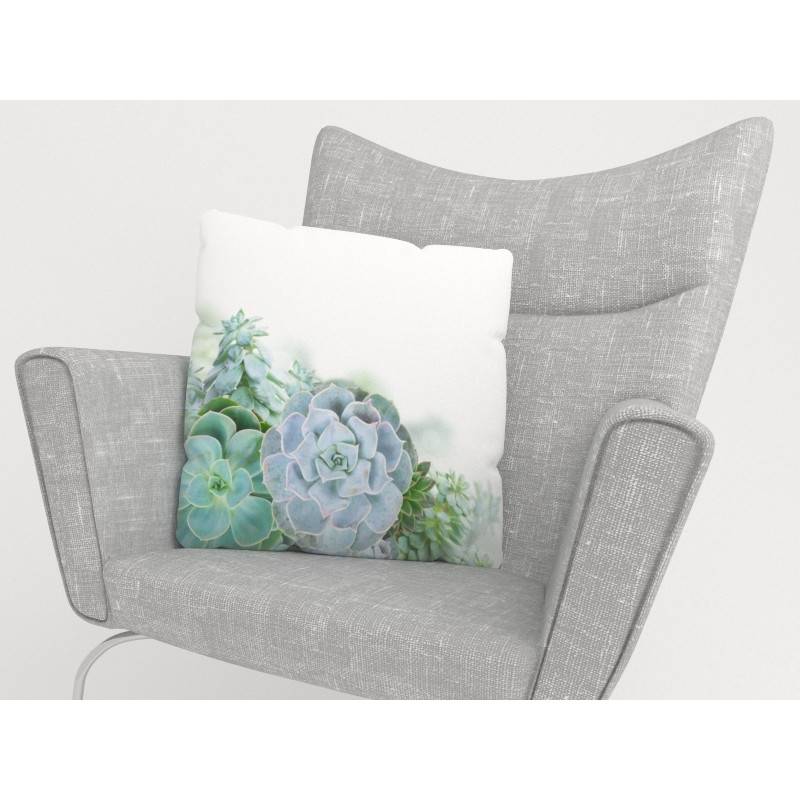 15,00 € Cushion covers - with leaves and succulents