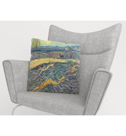 Cushion cover - Van Gogh - in the plowed field