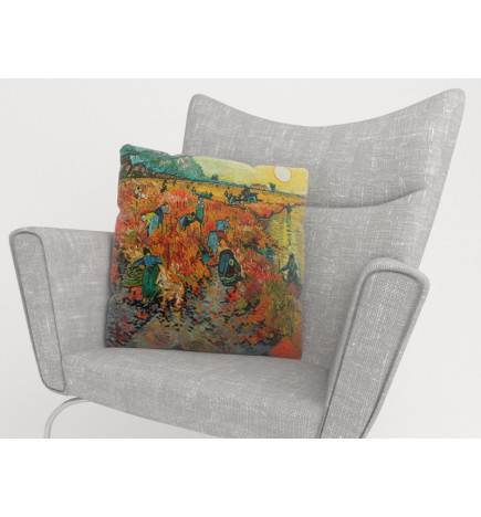 Cushion cover - Van Gogh - with the vineyard of Arles